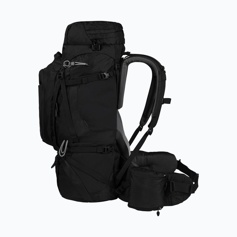 Zaino da trekking Jack Wolfskin da uomo Denali 65+10 l nero 3