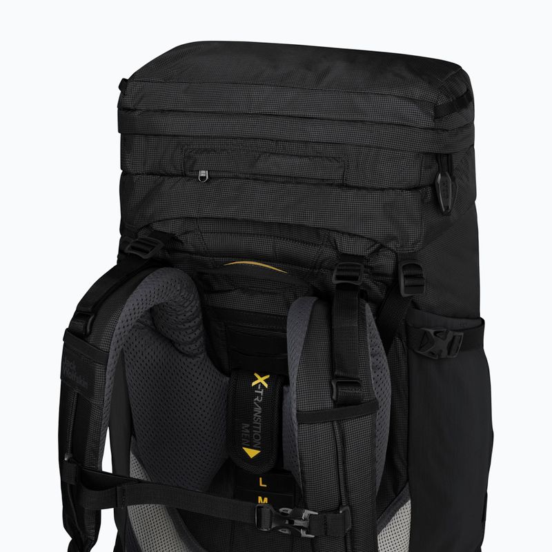 Zaino da trekking Jack Wolfskin da uomo Denali 65+10 l nero 5