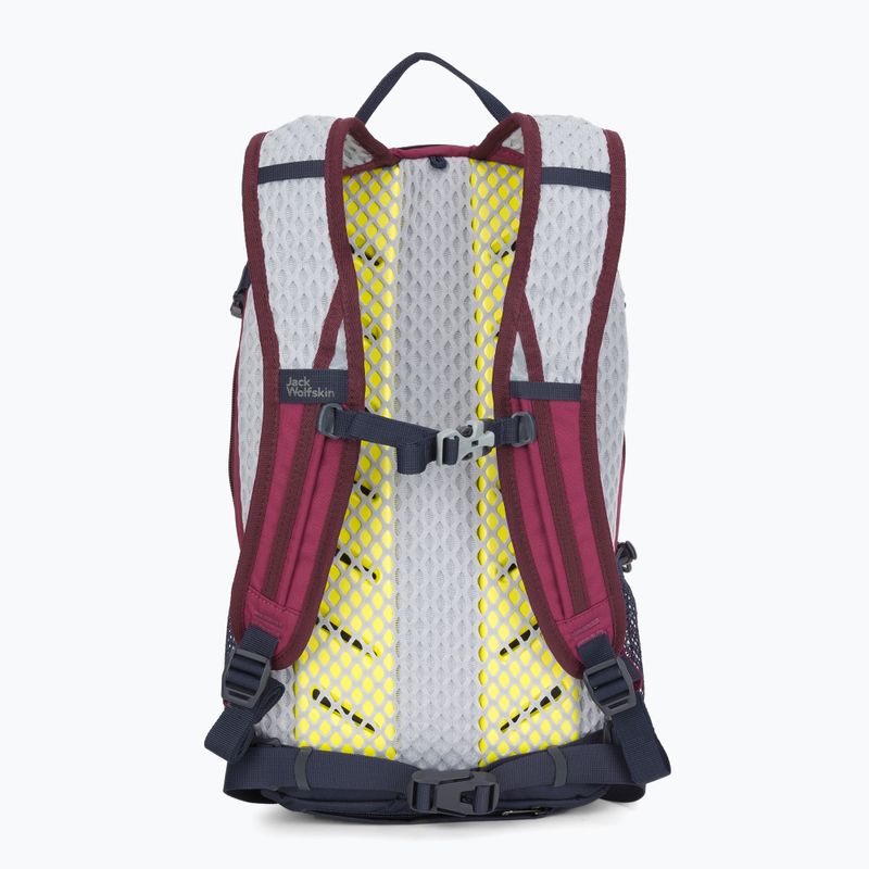 Zaino da bicicletta Jack Wolfskin Velocity 12 l rosso sangria 3