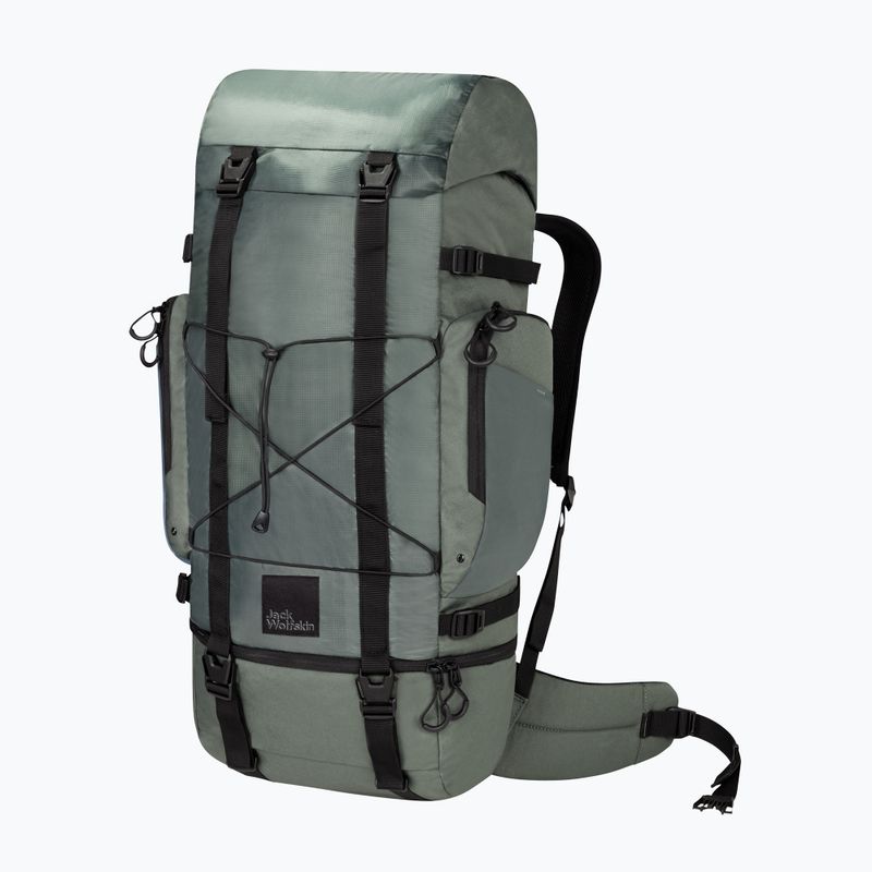 Zaino da trekking Jack Wolfskin Wanderthirst 45 l verde ardesia