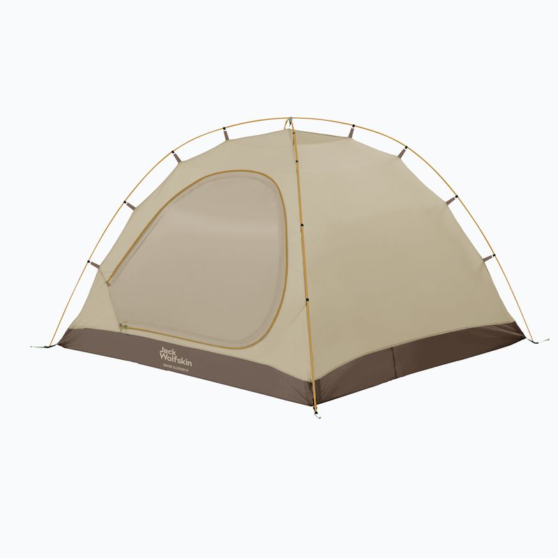 Tenda da campeggio Jack Wolfskin per 4 persone Grand Illusion IV pepe bianco 2