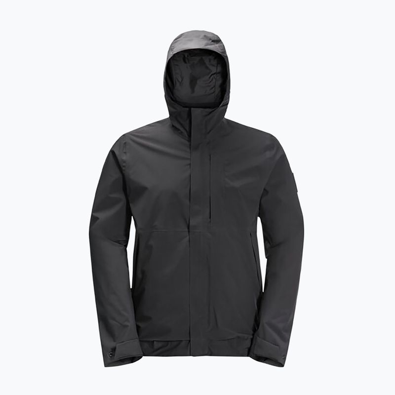 Giacca da pioggia Mainkai phantom da uomo di Jack Wolfskin 6