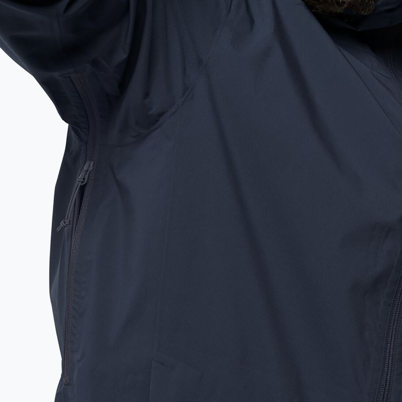 Jack Wolfskin giacca da pioggia da uomo Elsberg 2.5L blu notte 4