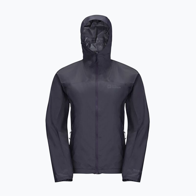 Giacca da pioggia Jack Wolfskin da donna Elsberg 2.5L grafite 7