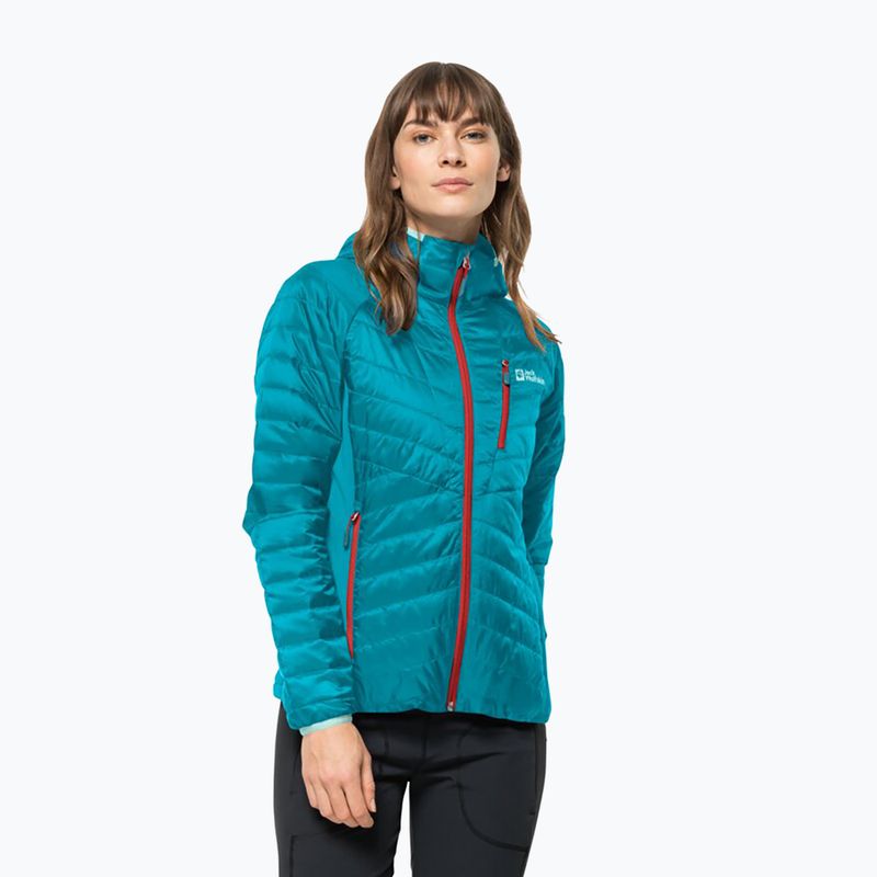 Jack Wolfskin piumino da donna Routeburn Pro Ins blu piastrella