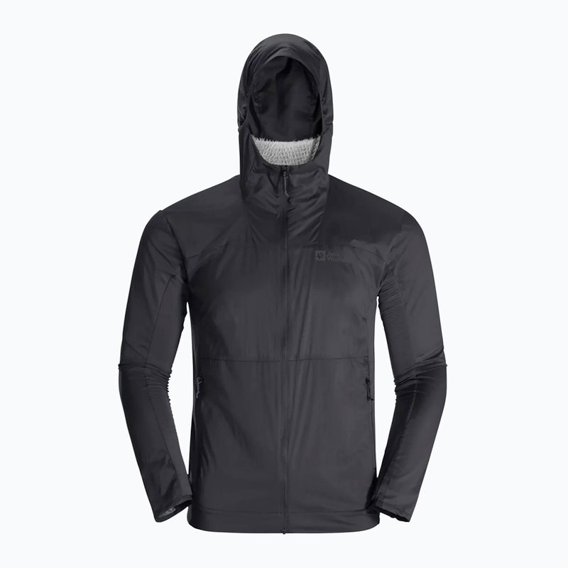 Giacca ibrida Jack Wolfskin da uomo Prelight Alpha nero 6