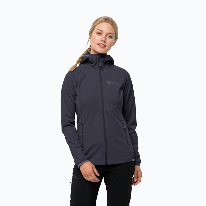 Jack Wolfskin giacca Softshell Go Hike donna grafite