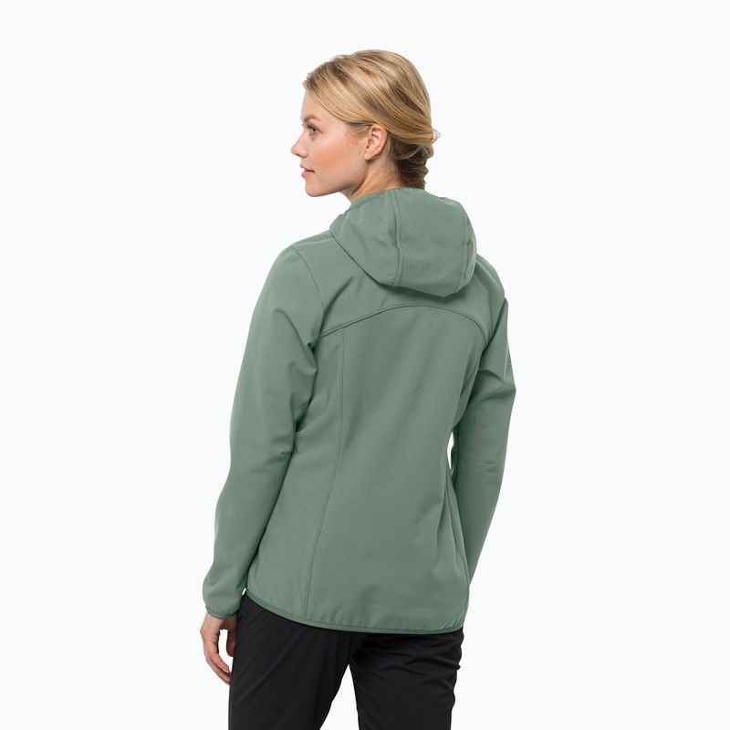 Jack Wolfskin giacca softshell da donna Bornberg Hoody verde picnic 2