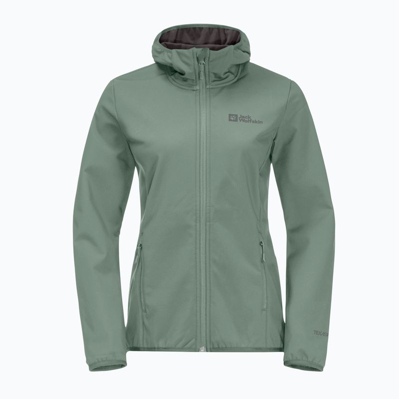 Jack Wolfskin giacca softshell da donna Bornberg Hoody verde picnic 4