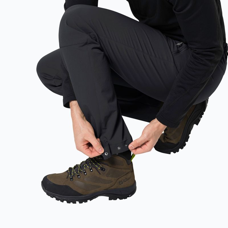 Pantaloni softshell da uomo Jack Wolfskin Activate XT phantom 5
