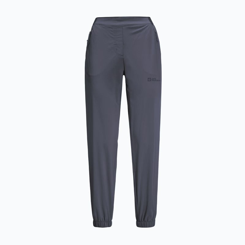 Pantaloni softshell Jack Wolfskin da donna Prelight dolphin 4