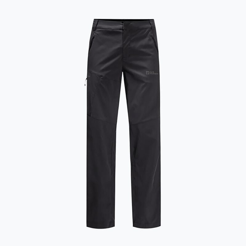 Pantaloni softshell Jack Wolfskin da uomo Glastal nero 5