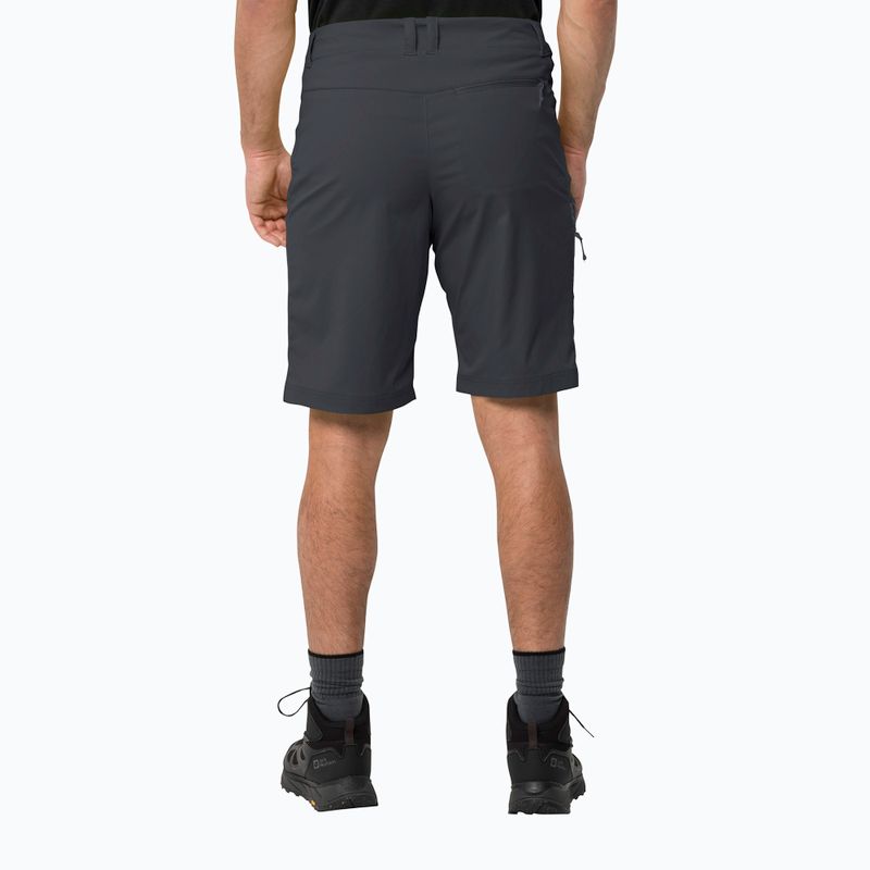 Pantaloncini da trekking Jack Wolfskin Glastal phantom da uomo 2