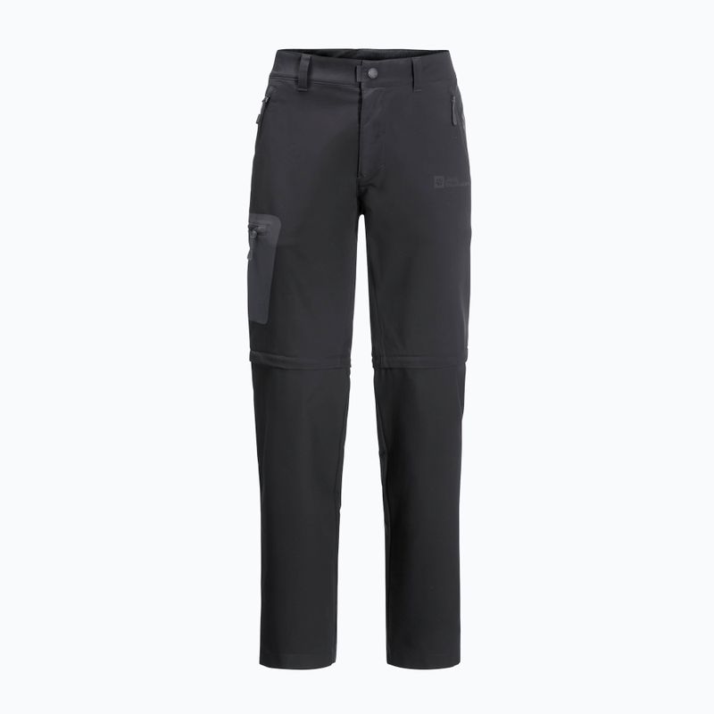 Pantaloni da trekking da uomo Jack Wolfskin Active Track Zip Off phantom 6