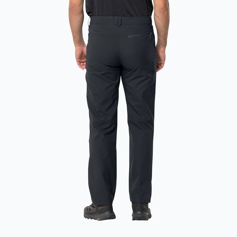 Pantaloni softshell da uomo Jack Wolfskin Active Track phantom 2