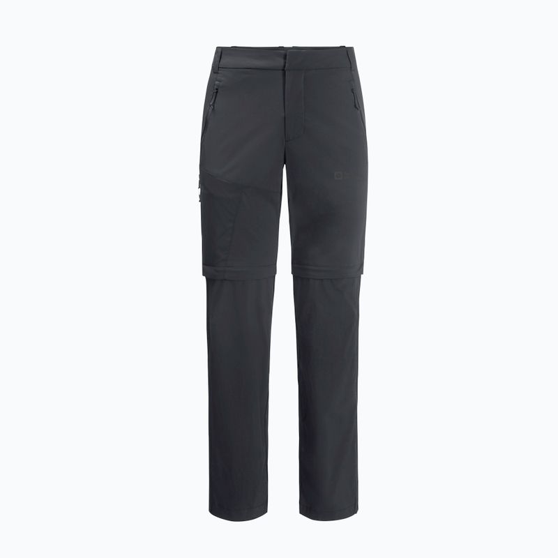 Jack Wolfskin pantaloni softshell da uomo Glastal Zip Away phantom 6