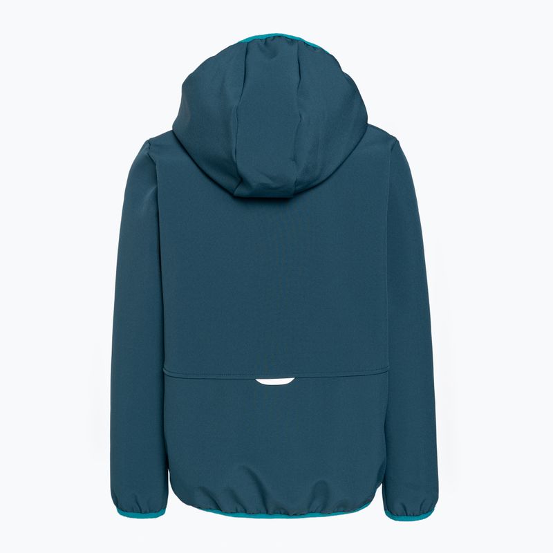 Jack Wolfskin Fourwinds Jacket Giacca softshell da bambino mare scuro 2