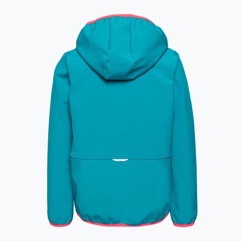Jack Wolfskin Fourwinds Jacket Giacca softshell da bambino blu everest 2