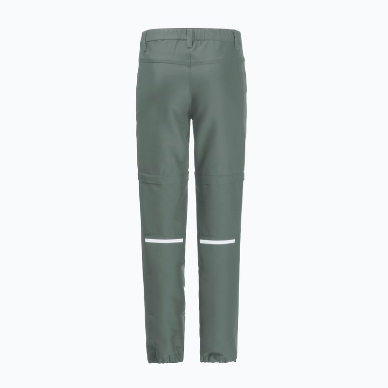 Pantaloni da trekking da bambino Jack Wolfskin Active Zip Off verde siepe 2