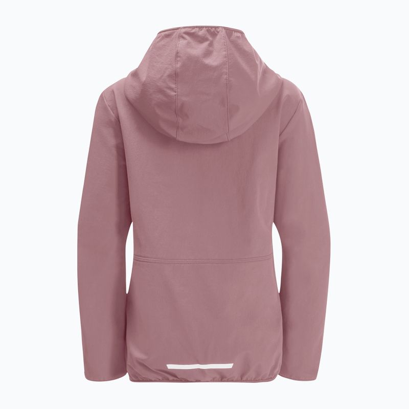 Giacca softshell Jack Wolfskin per bambini Solyd ash mauve 2