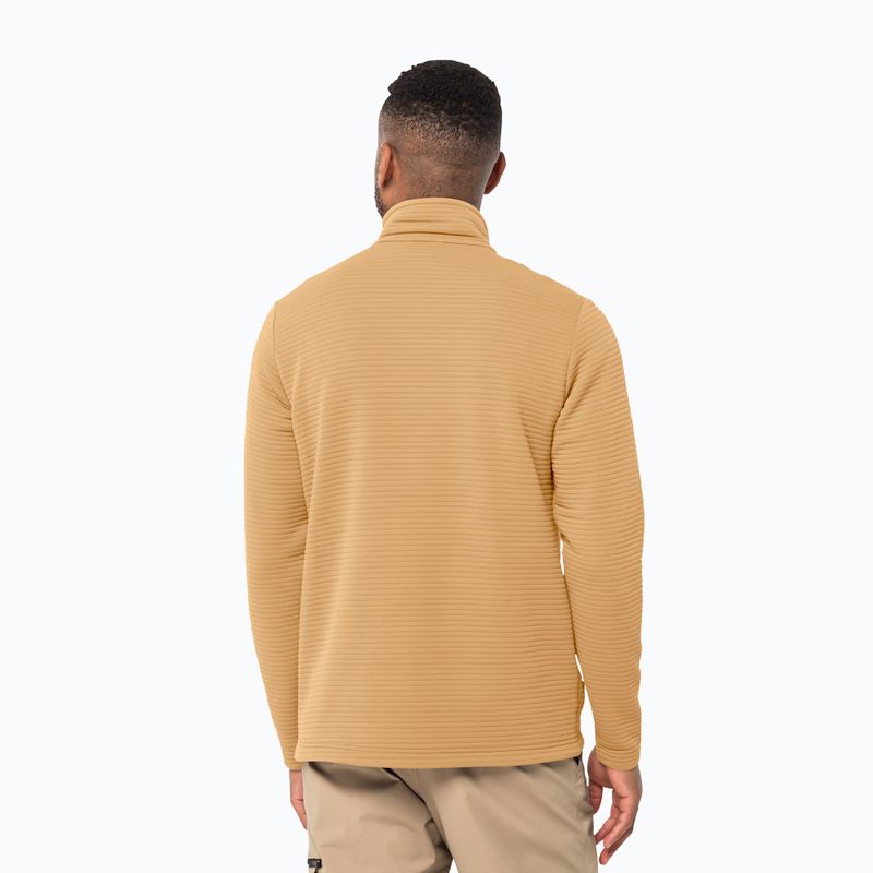 Giacca da trekking Jack Wolfskin da uomo Modesto giallo miele 2