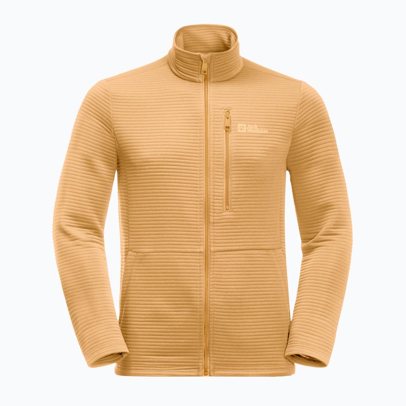 Giacca da trekking Jack Wolfskin da uomo Modesto giallo miele 4