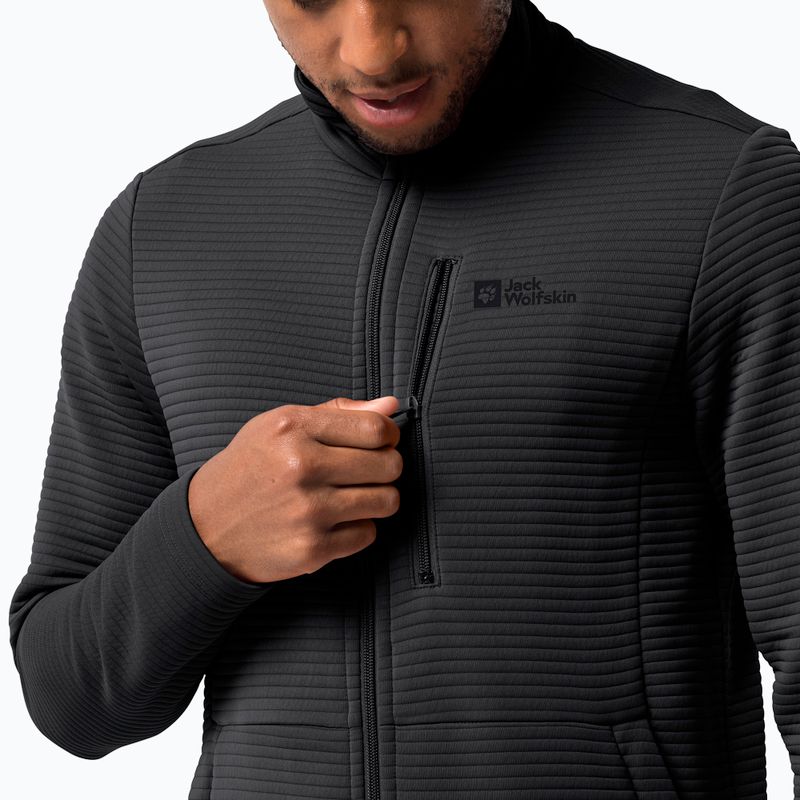Jack Wolfskin giacca da trekking da uomo Modesto nero 3