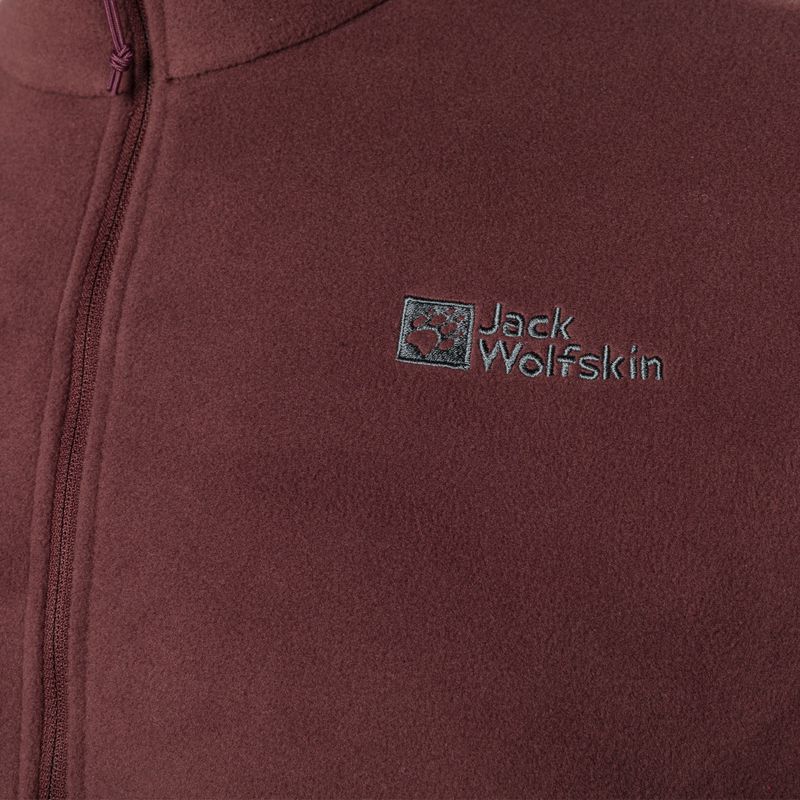 Giacca da trekking Jack Wolfskin da uomo Taunus HZ rosso atacama 6