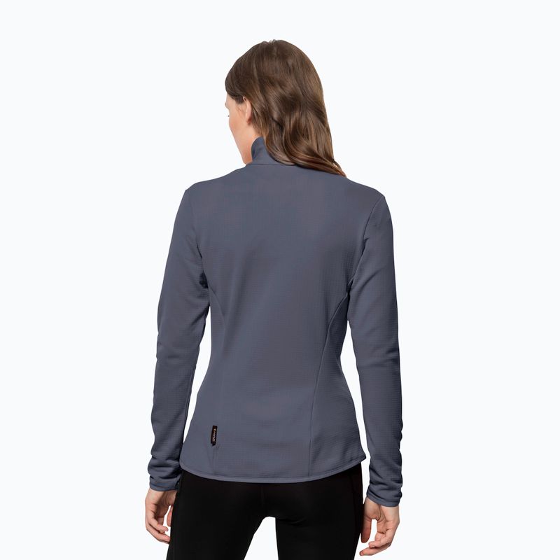 Giacca da trekking Jack Wolfskin da donna Peak Grid Fleece dolphin 2