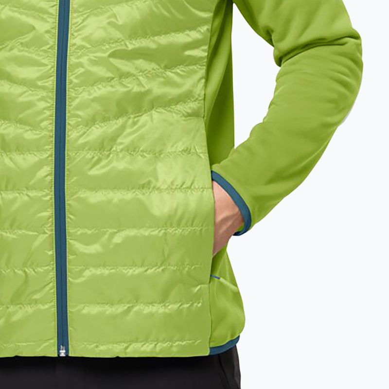 Giacca Jack Wolfskin Routeburn Pro Hybrid da uomo verde fresco 4