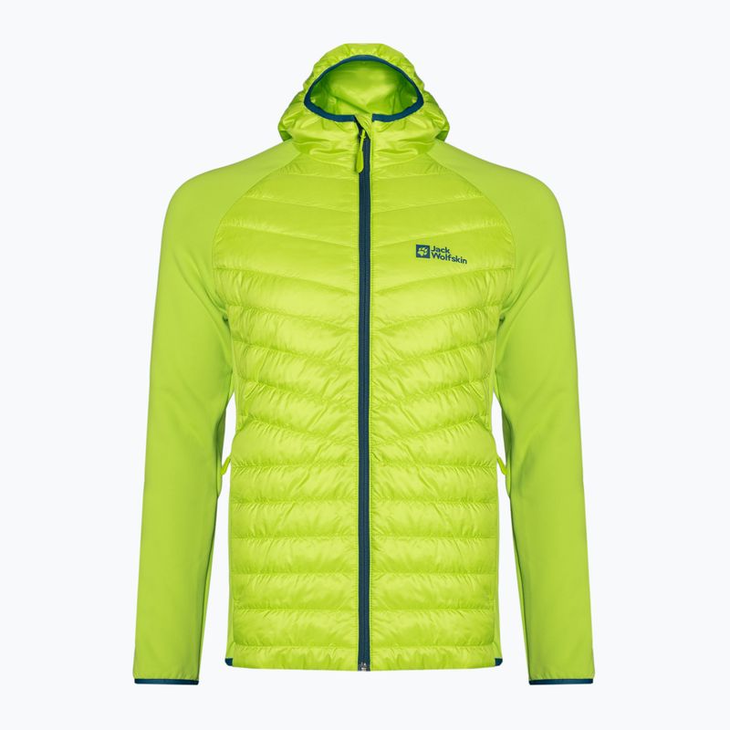 Giacca Jack Wolfskin Routeburn Pro Hybrid da uomo verde fresco 5