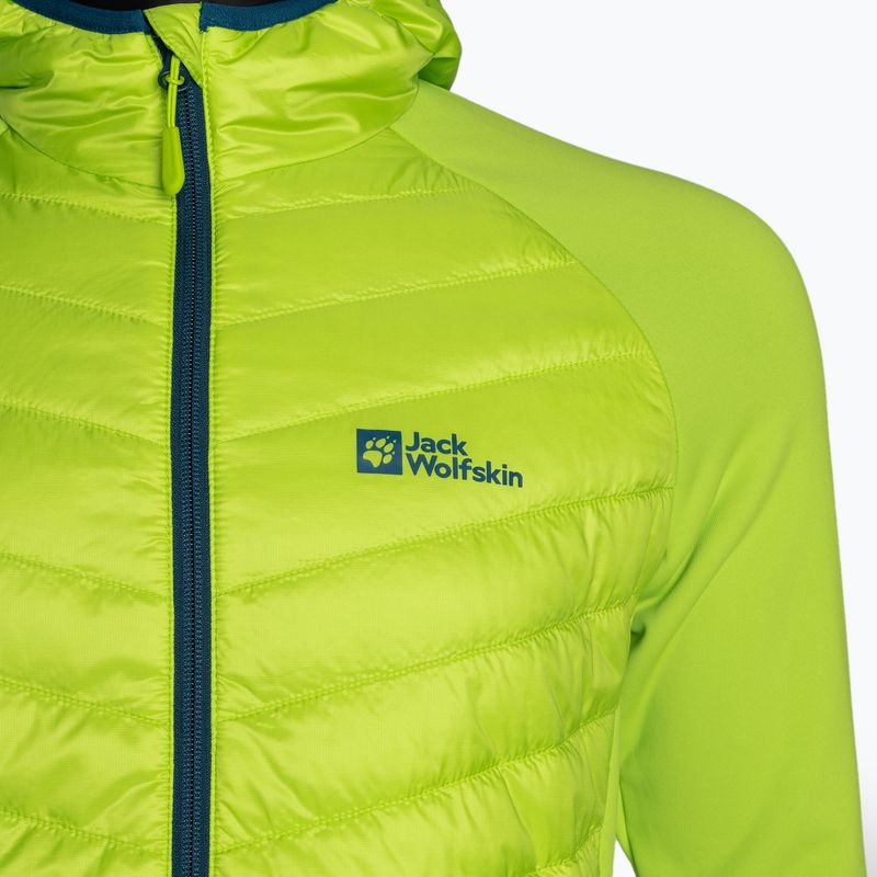 Giacca Jack Wolfskin Routeburn Pro Hybrid da uomo verde fresco 7