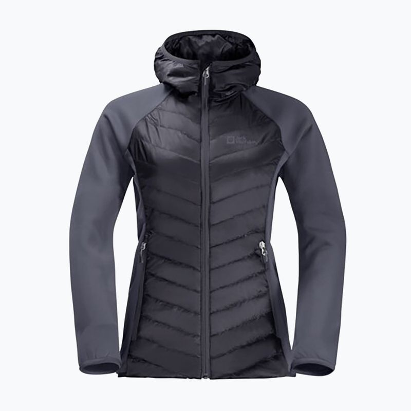 Giacca Jack Wolfskin Routeburn Pro Hybrid da donna grafite 8