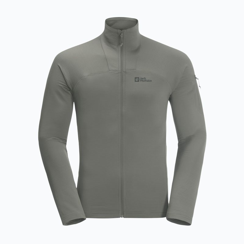 Giacca da trekking Jack Wolfskin da uomo Prelight FZ verde geco 5