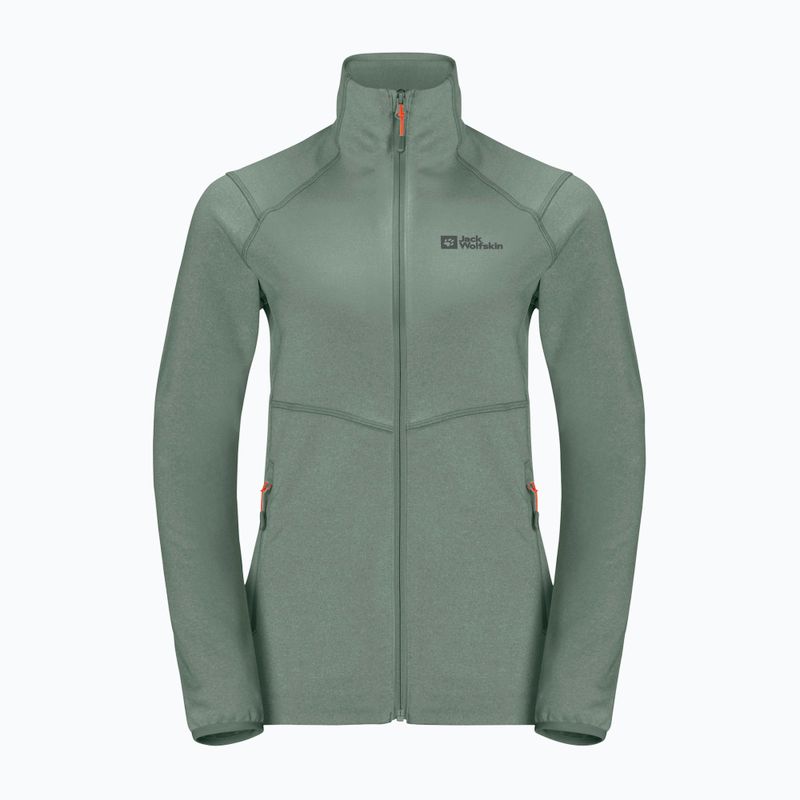 Giacca da trekking Jack Wolfskin da donna Fortberg FZ verde picnic 4