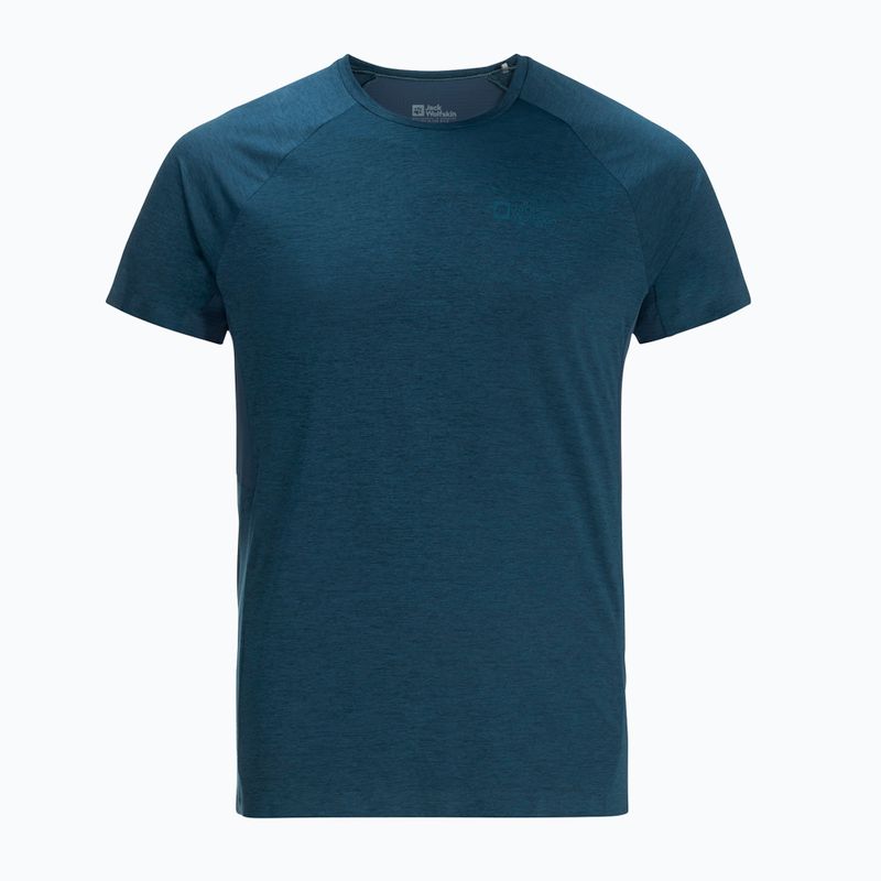 Camicia da trekking da uomo Jack Wolfskin Prelight Pro dark sea 4