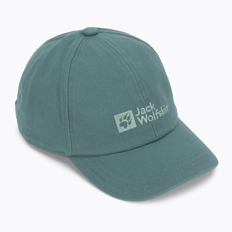 Cappello da baseball Jack Wolfskin da bambino verde siepe