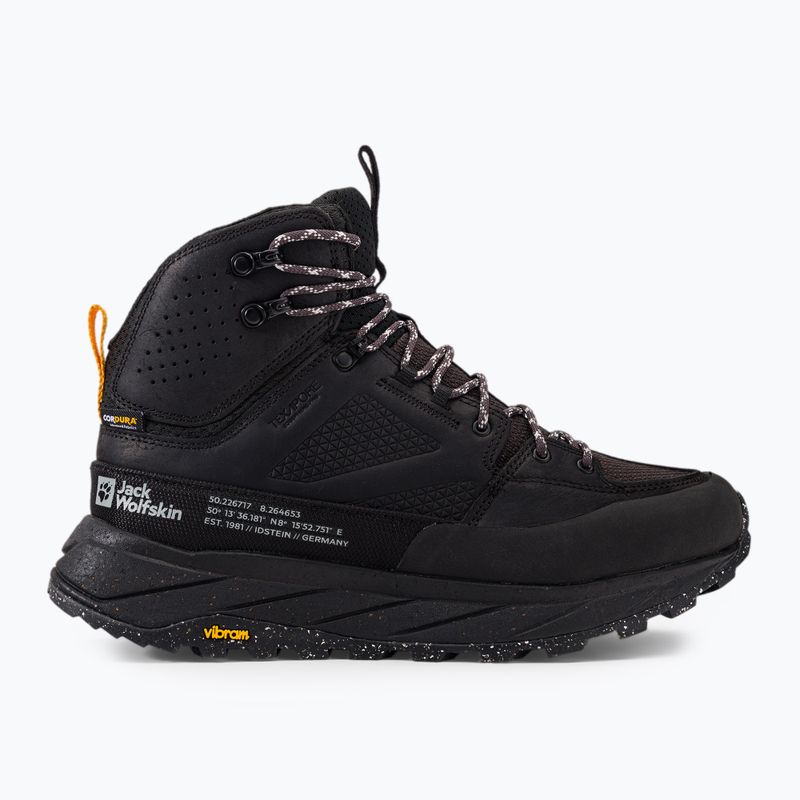 Jack Wolfskin stivali da trekking da uomo Terraquest Texapore Mid nero 2