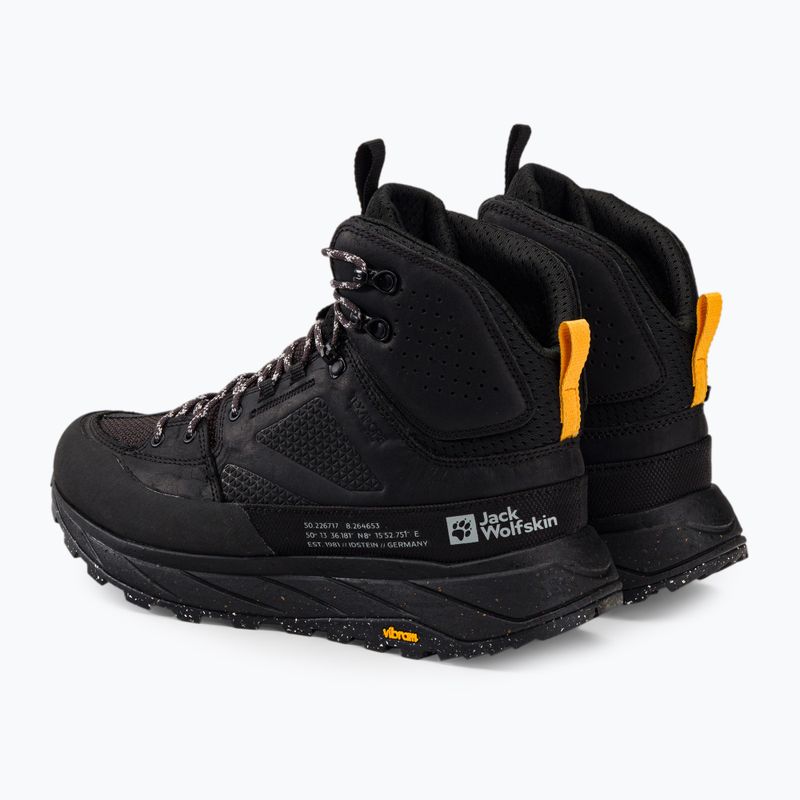 Jack Wolfskin stivali da trekking da uomo Terraquest Texapore Mid nero 3