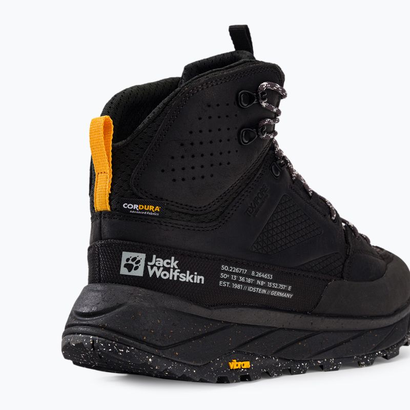 Jack Wolfskin stivali da trekking da uomo Terraquest Texapore Mid nero 9