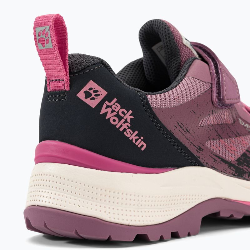 Jack Wolfskin Vili Hiker Texapore Low ash mauve scarpe da trekking per bambini 9
