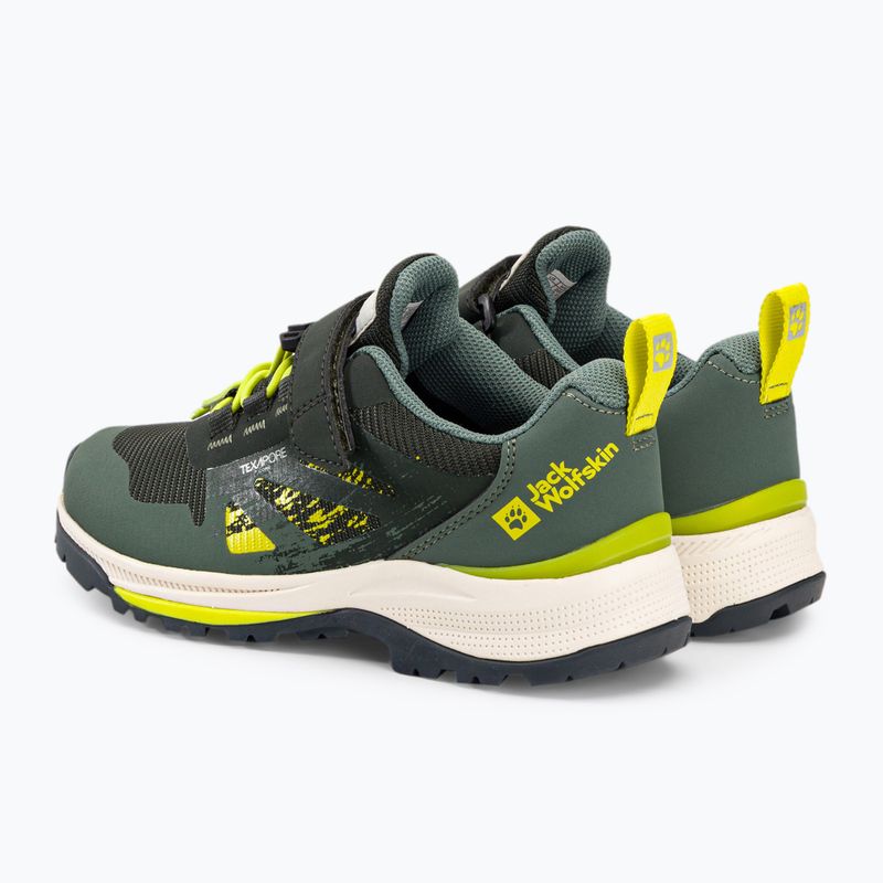 Jack Wolfskin Vili Hiker Texapore Low verde ardesia, scarpe da trekking per bambini 3