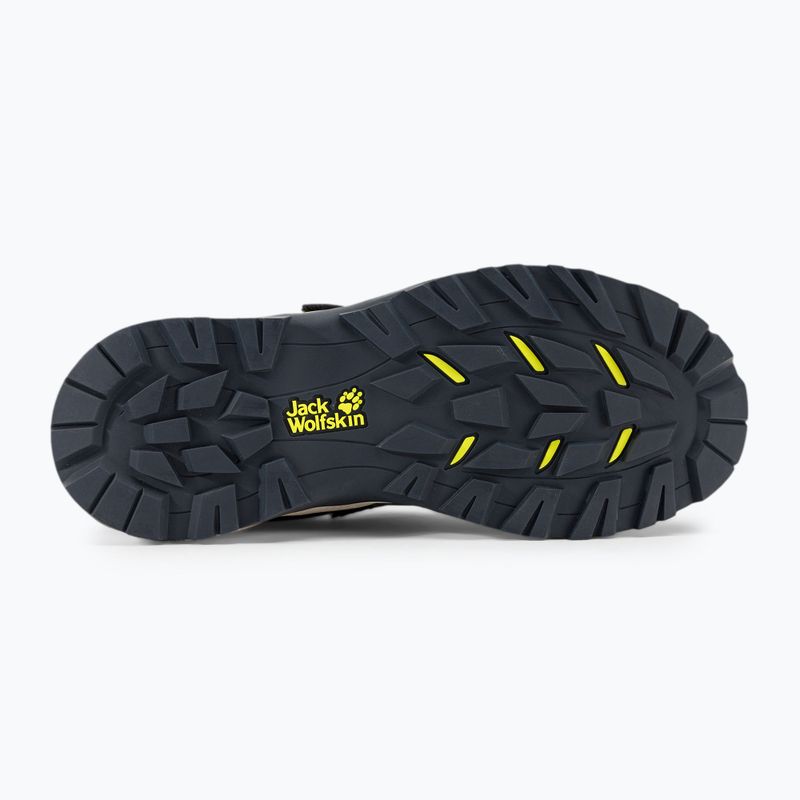 Jack Wolfskin Vili Hiker Texapore Low verde ardesia, scarpe da trekking per bambini 5