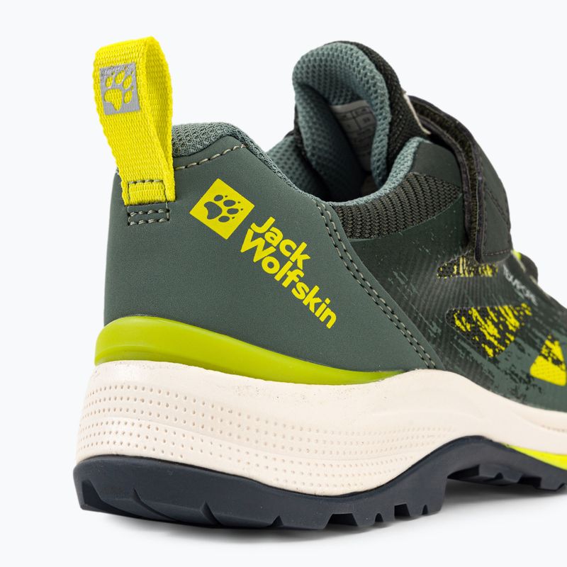 Jack Wolfskin Vili Hiker Texapore Low verde ardesia, scarpe da trekking per bambini 9
