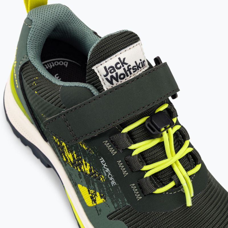 Jack Wolfskin Vili Hiker Texapore Low verde ardesia, scarpe da trekking per bambini 10