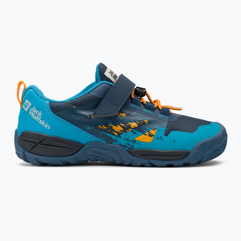 Stivali da trekking Jack Wolfskin Vili Action Low dark sea per bambini 2