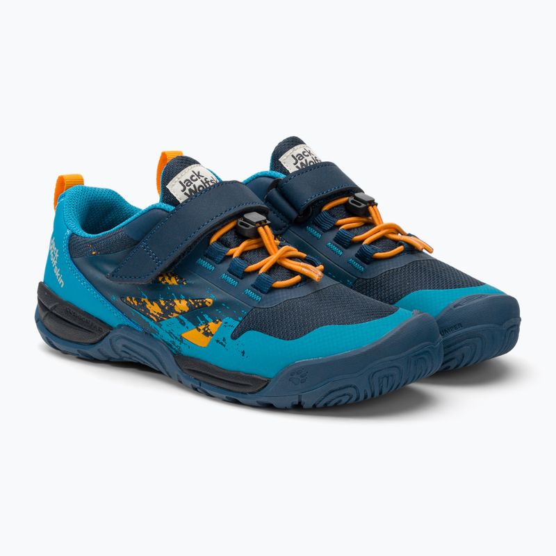 Stivali da trekking Jack Wolfskin Vili Action Low dark sea per bambini 4