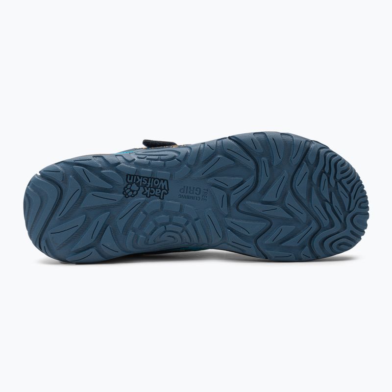 Stivali da trekking Jack Wolfskin Vili Action Low dark sea per bambini 5