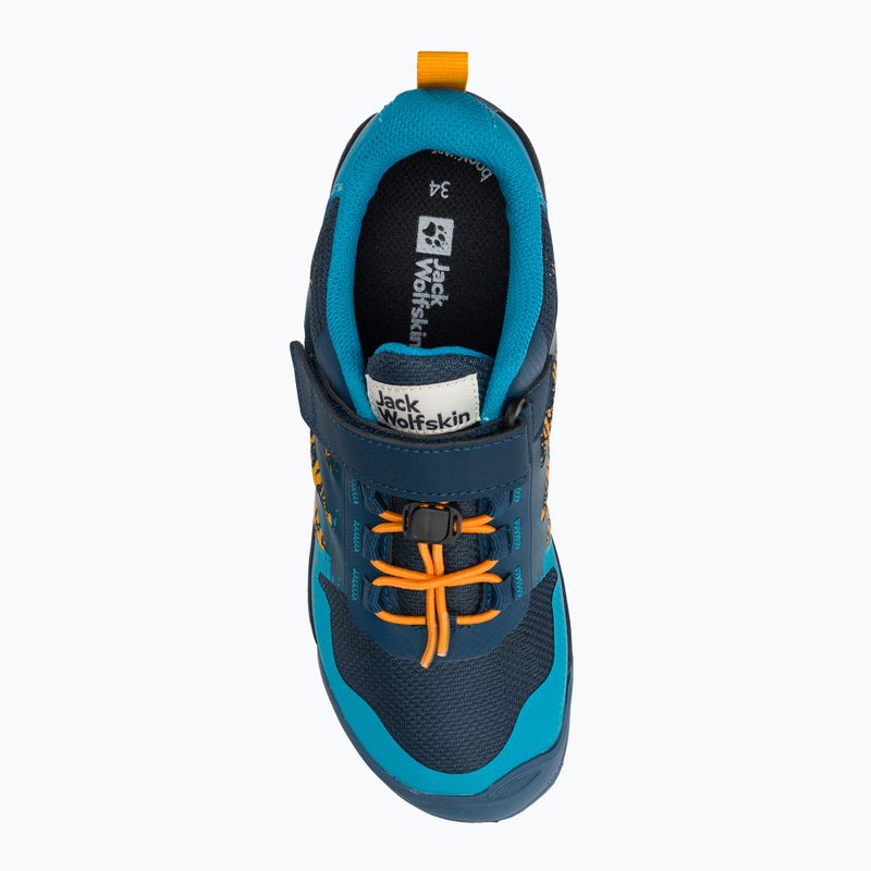 Stivali da trekking Jack Wolfskin Vili Action Low dark sea per bambini 6