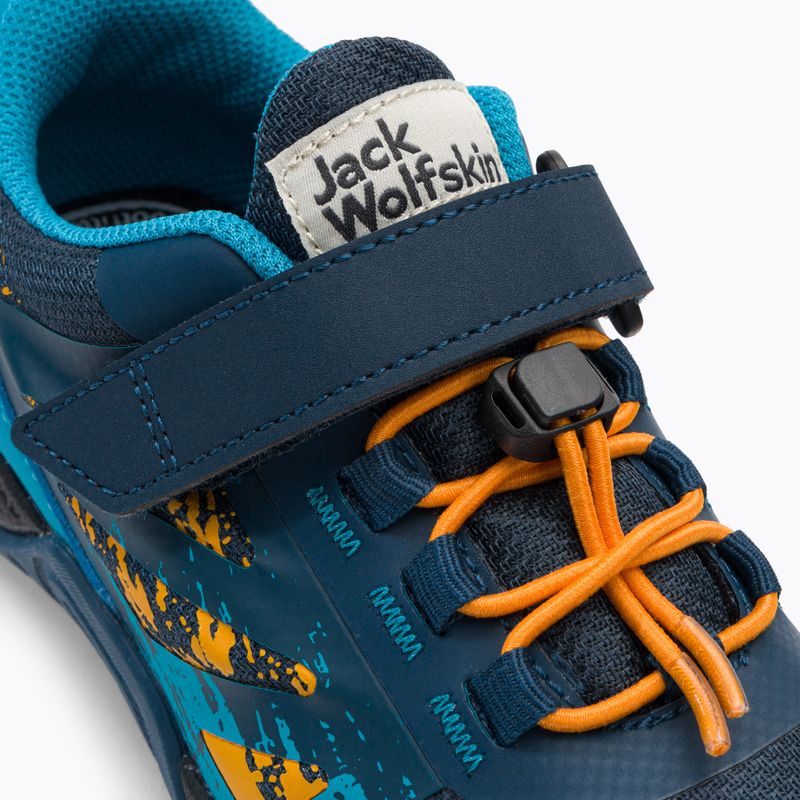 Stivali da trekking Jack Wolfskin Vili Action Low dark sea per bambini 10
